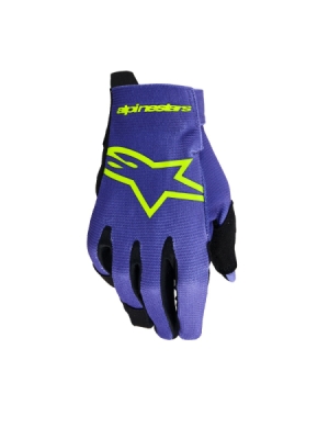rukavice RADAR YOUTH, ALPINESTARS, dětské (fialová/žlutá fluo, vel. L)