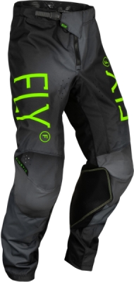 kalhoty KINETIC PRODIGY, FLY RACING - USA 2024 dětské (černá/neon zelená/modrá, vel. 18)