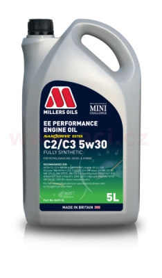 MILLERS OILS motorový olej plně syntetický s nanočásticemi EE Performance C2/C3 5w30 5l
