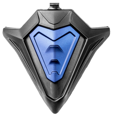 kryt bradové ventilace pro přilby COMMANDER, AIROH (vel. L, modrá)