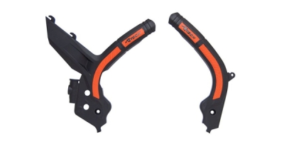 protektory rámu KTM, RTECH (sada, černo-oranžové)
