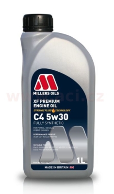MILLERS OILS motorový olej plně syntetický XF Premium C4 5w30 1l