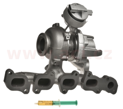 turbodmychadlo Bosch-Mahle model 030TC11002000, originální díl repasovaný firmou TURBOCHARGER (+ vratná část 1750 Kč/70 €)