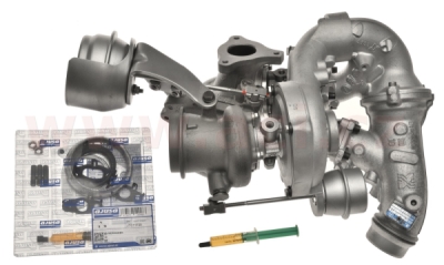 turbodmychadlo KKK model KP35+K04, originální díl repasovaný firmou TURBOCHARGER (+ vratná část 1750 Kč/70 €)