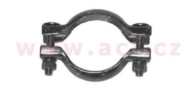 spona výfuku 69 mm, 2 šrouby (Citroen, Peugeot, Renault)