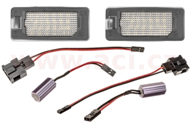 osvětlení SPZ LED (sada 2 ks) včetně odporů