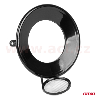 plastový trychtýř s filtrem a polovičním víčkem, průměr 13,5 cm