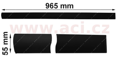 boční lišta předních dveří černá 5dv./Kombi ORIGINÁL, P (doprodej)
