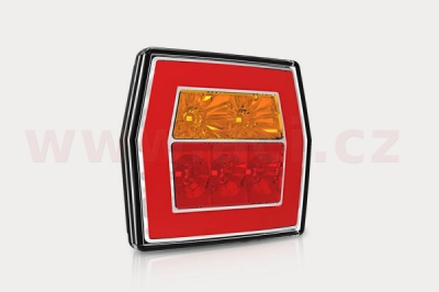 zadní světlo LED 99,5x93 mm 5 PIN BAJONET, L=P