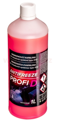 ANTIFREEZE G12+ 1 l nemrznoucí kapalina pro chladiče - 100 % koncentrát (při poměru 1:1 do teploty -30° C) (odpovídá červená)