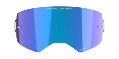plexi pro brýle SUPERTECH, ALPINESTARS (zrcadlové modré ABSOLUTE VISION™)