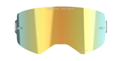 plexi pro brýle SUPERTECH, ALPINESTARS (zrcadlové zlaté ABSOLUTE VISION™)