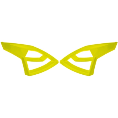 čelní kryty vrchní ventilace pro přilby Cross Pro 2, CASSIDA (žlutá fluo)