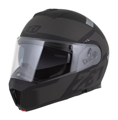 přilba F19, ZED (černá matná/tmavě šedá, vel. L)