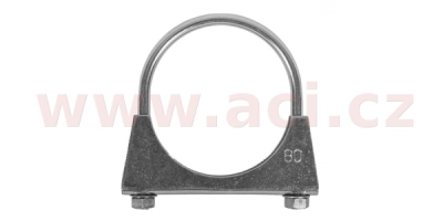 spona výfuku M8 průměr 80 mm