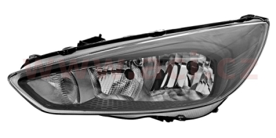 přední světlo H7+H15 denní svícení (el. ovládané + motorek) černé VISTEON (prvovýroba) L