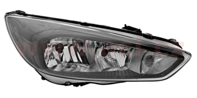přední světlo H7+H15 denní svícení (el. ovládané + motorek) černé VISTEON (prvovýroba) P