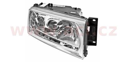 přední světlo XENON D2S+H1+H3 s mlhovkou (pouze obal bez žárovek, krytek...) ORIGINÁL, P
