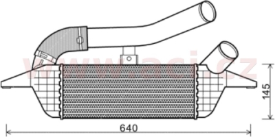 8/03-10/06 intercooler 2.5TDCi (±A±AC) [330*130*70]