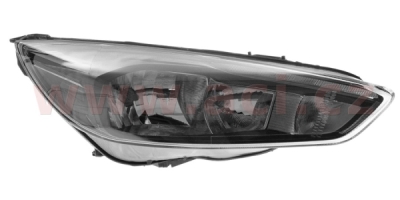 FOR FOCUS 14-18 přední světlo H7+H1+LED denní svícení (el. ovládané + motorek) černé VISTEON (prvovýroba) P