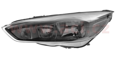 FOR FOCUS 14-18 přední světlo H7+H1+LED denní svícení (el. ovládané + motorek) černé VISTEON (prvovýroba) L