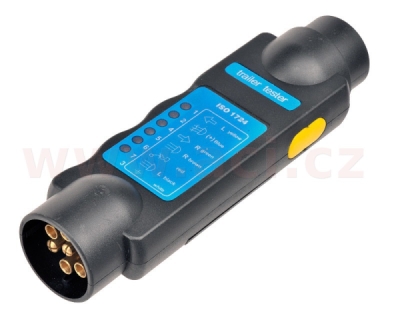 tester 7P zásuvek a zástrček přívěsů 12 V