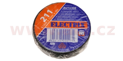 izolační páska PVC 15 mm x 10 m (černá)