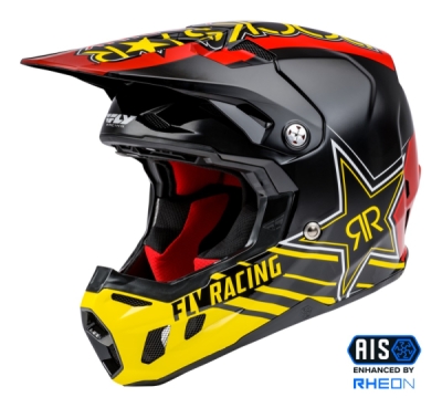 přilba FORMULA CC ROCKSTAR, (černá,červená/žlutá, vel. XS)