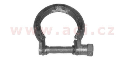 spona výfuku 68 mm, 1 šroub /Citroen, Peugeot/