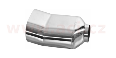 koncovka výfuku nerezová plochá, DTM, vnitřní průměr 58 mm, průměr koncovky 135x75 mm, délka 200 mm FENNO