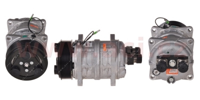 univerzální kompresor ZEXEL TM15 12V, řemenice 119 mm, PV8, horizontální rotalock R134a/R404a