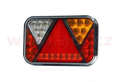 zadní světlo LED 200x130 mm, 5 PIN BAJONET, P