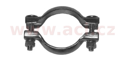 spona výfuku 66 mm, 2 šrouby (Citroen, Peugeot, Renault) (sada 10 ks)