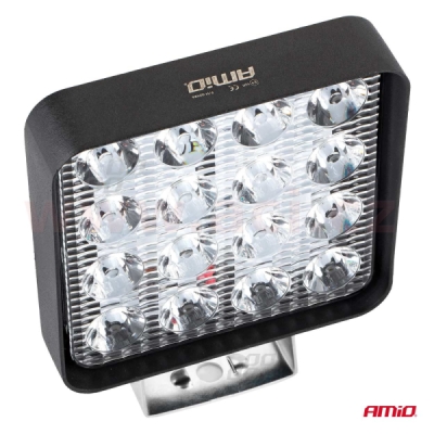 LED pracovní světlo, napětí 9-36 V, (16 LED 3030), svět. tok 3800 lm, (110 x 110 mm)