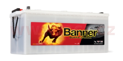 225Ah baterie, 1050A, levá BANNER Buffalo Bull 517x273x212(240)