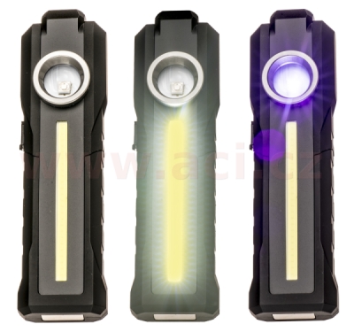 UV LED lampa pro detekci úniku, s brýlemi, akumulátorová