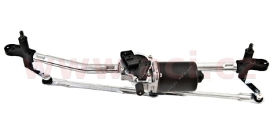 mechanizmus předních stěračů (s táhly, s motorkem)