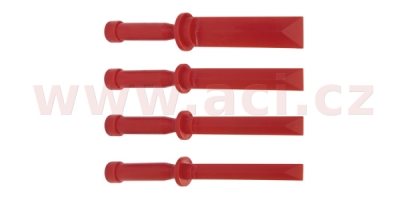 sada plastových dlát (šířky 19, 22, 25, 38 mm) 4 ks