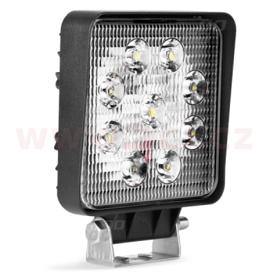 LED pracovní světlo, napětí 9-36 V, (9 LED 3030), svět. tok 2160 lm, (110 x 110 mm)
