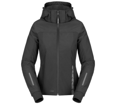 bunda HOODIE H2OUT 2 LADY, SPIDI, dámská (černá, vel. L)