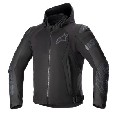 bunda ZACA AIR WATERPROOF, ALPINESTARS (černá/černá, vel. M)