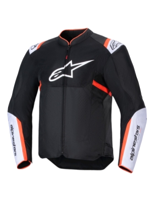 bunda T-SPS AIR V2, ALPINESTARS (černá/bílá/červená fluo, vel. 3XL)