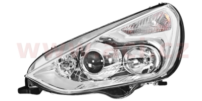 přední světlo BI-XENON D1S+H1 s natáčením do zatáčky HELLA (prvovýroba) L
