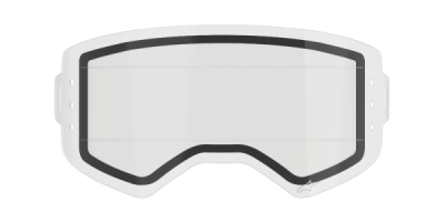 plexi pro brýle SUPERTECH, ALPINESTARS (dvojité antifog čiré pro systém roll-off)