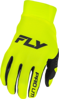 rukavice PRO  LITE. FLY RACING - USA 2026 (hi-vis/černá, vel. 2XL)