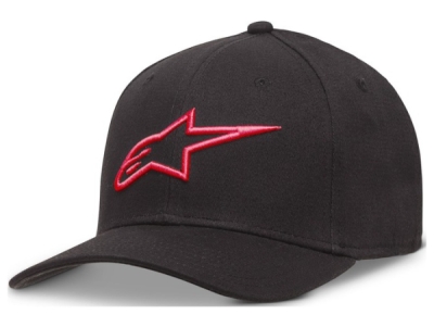 kšiltovka AGELESS, ALPINESTARS (černá/červená, vel. L/XL)