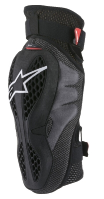 chrániče kolen SEQUENCE, ALPINESTARS (černé/červené, pár, vel. 2XL)