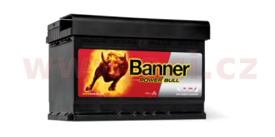 72Ah baterie, 660A, pravá BANNER Power Bull 278x175x175