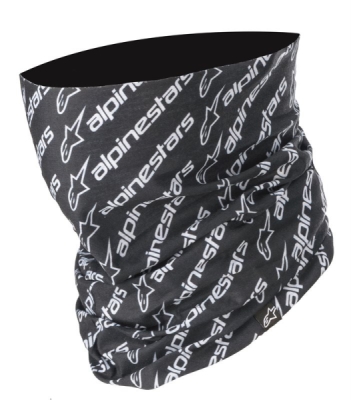 nákrčník LINEAR NECK TUBE, ALPINESTARS (černá/bílá)