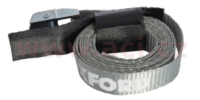 popruhy Cam Straps nastavitelné s fixací volného konce pomocí suchého zipu, OXFORD (šedé, 1 pár)
